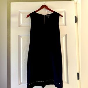 The Limited petite dress with pearl trim